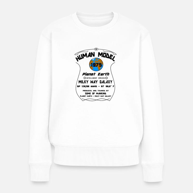 1975 - Pull Premium bio Femme - blanc