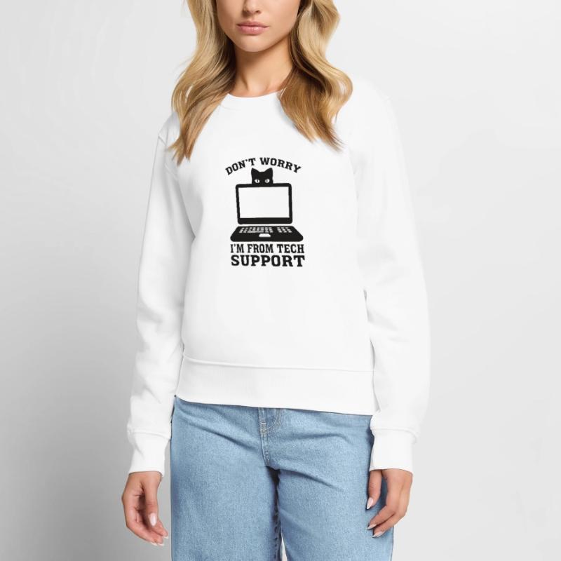 Technical Support Computer Technology IT Software Women's Premium Organic Jumper