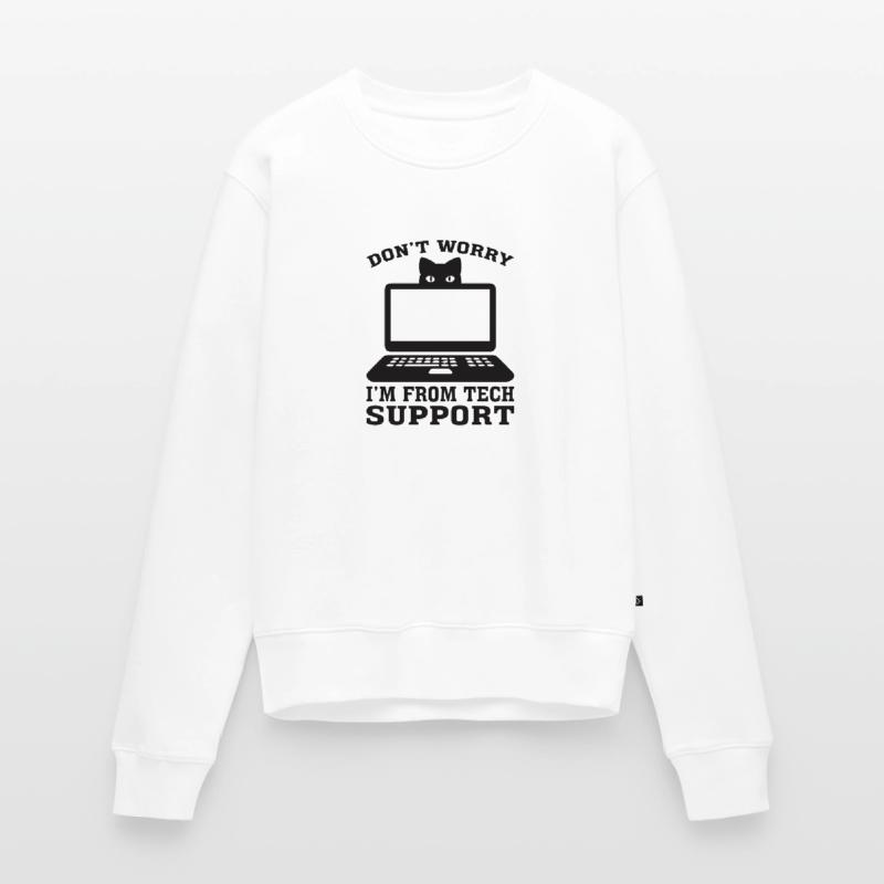 Technischer Support Computer Technik IT Software Frauen Premium Bio Pullover
