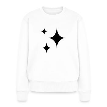 Magie - Frauen Premium Bio Pullover - Weiß - Vorne - Julia (174cm)