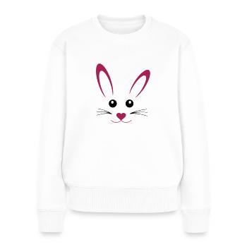 hase - Pull Premium bio Femme - blanc - Devant - Julia (174cm)