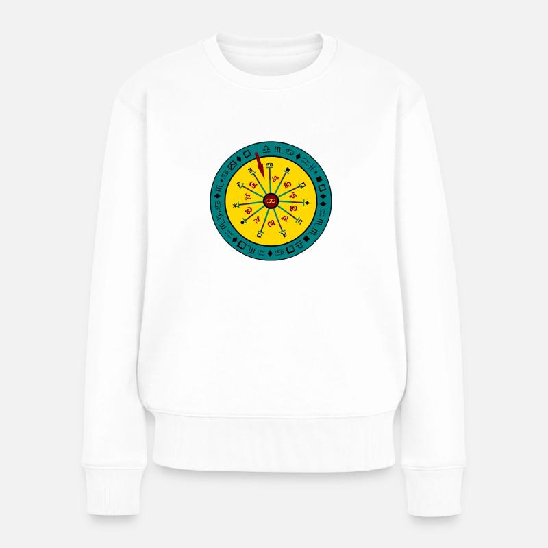 Unendlichkeitssymbol - Frauen Premium Bio Pullover - Weiß
