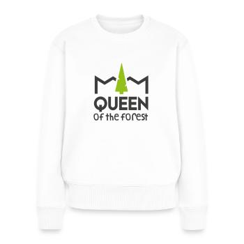 Queen of the forest - Women's Premium Organic Jumper - white - Front - Julia (174cm)
