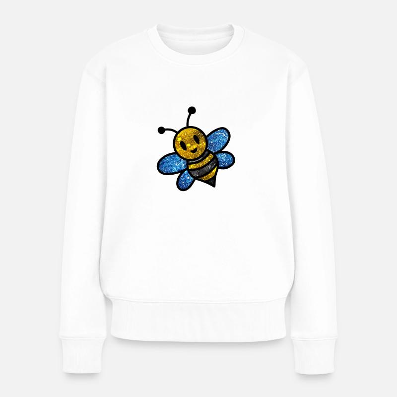 Abeille Cosmique - Pull Premium bio Femme - blanc