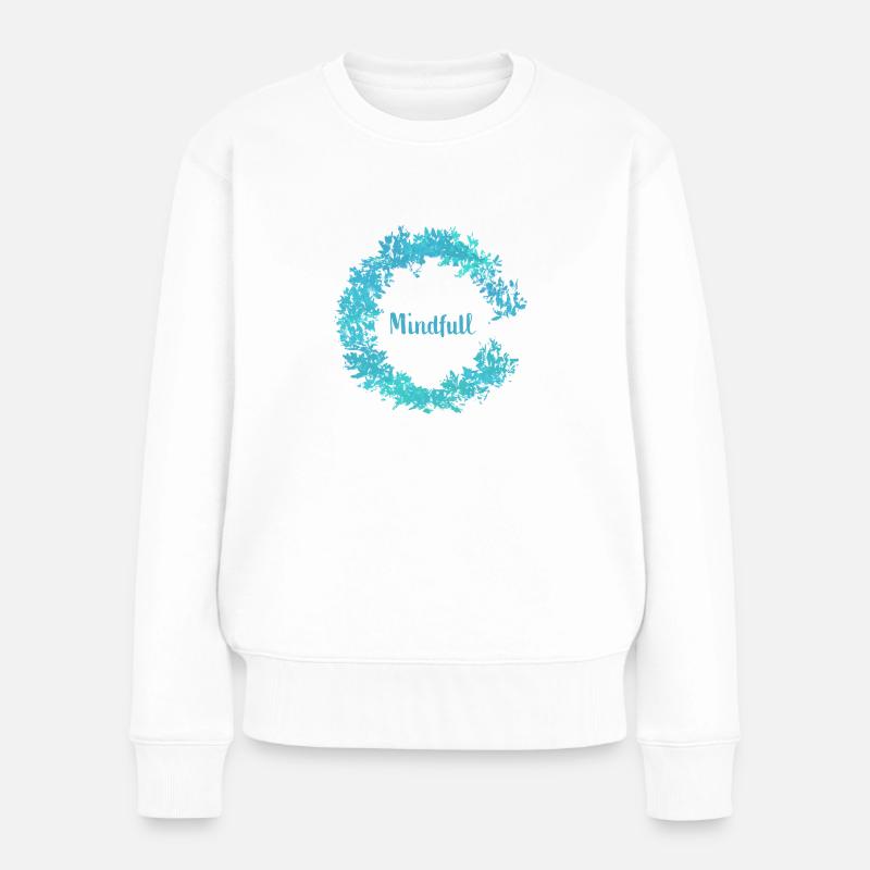 conscient - Pull Premium bio Femme - blanc