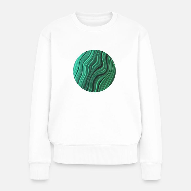Green Planet - Frauen Premium Bio Pullover - Weiß