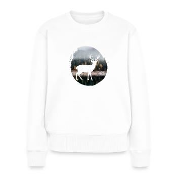 Sea Water Beach - Women's Premium Organic Jumper - white - Front - Julia (174cm)
