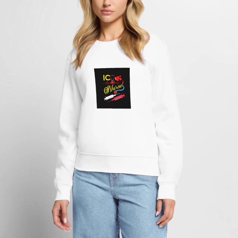 Nurse Injection Design Women's Premium Organic Jumper