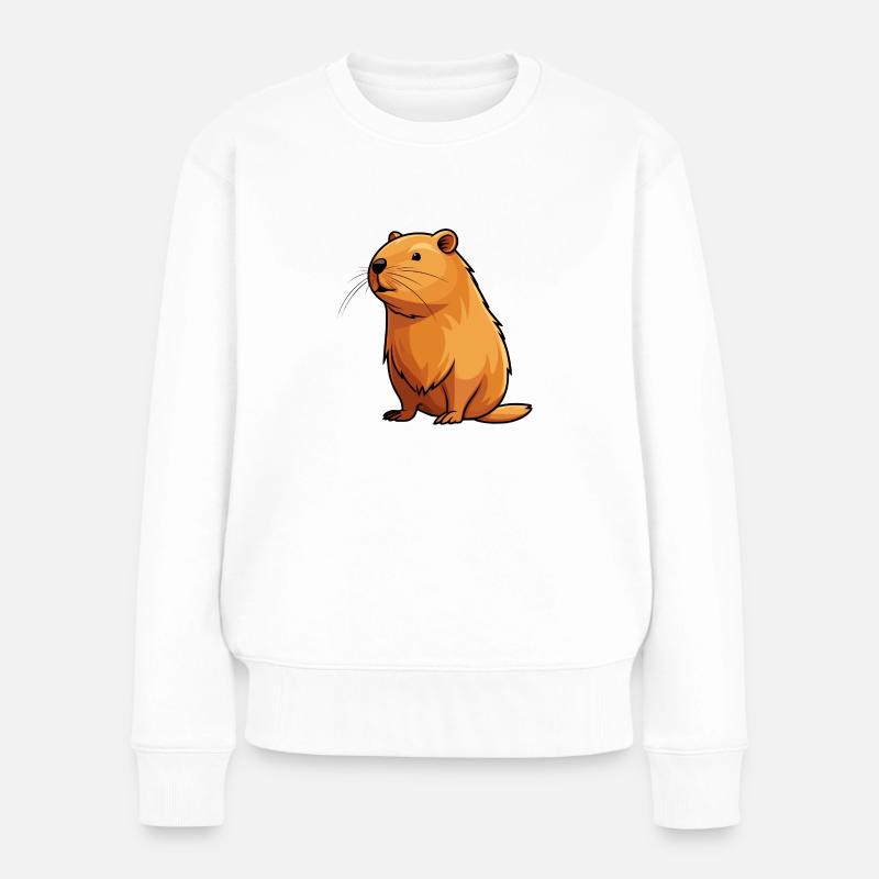Capybara - Pull Premium bio Femme - blanc