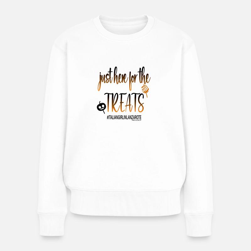 HALLOWEEN - Trick or Treat - Pull Premium bio Femme - blanc