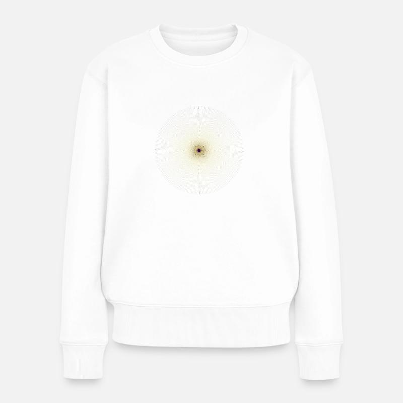 Gothic - black sun / Schwarze Sonne - Women's Premium Organic Jumper - white