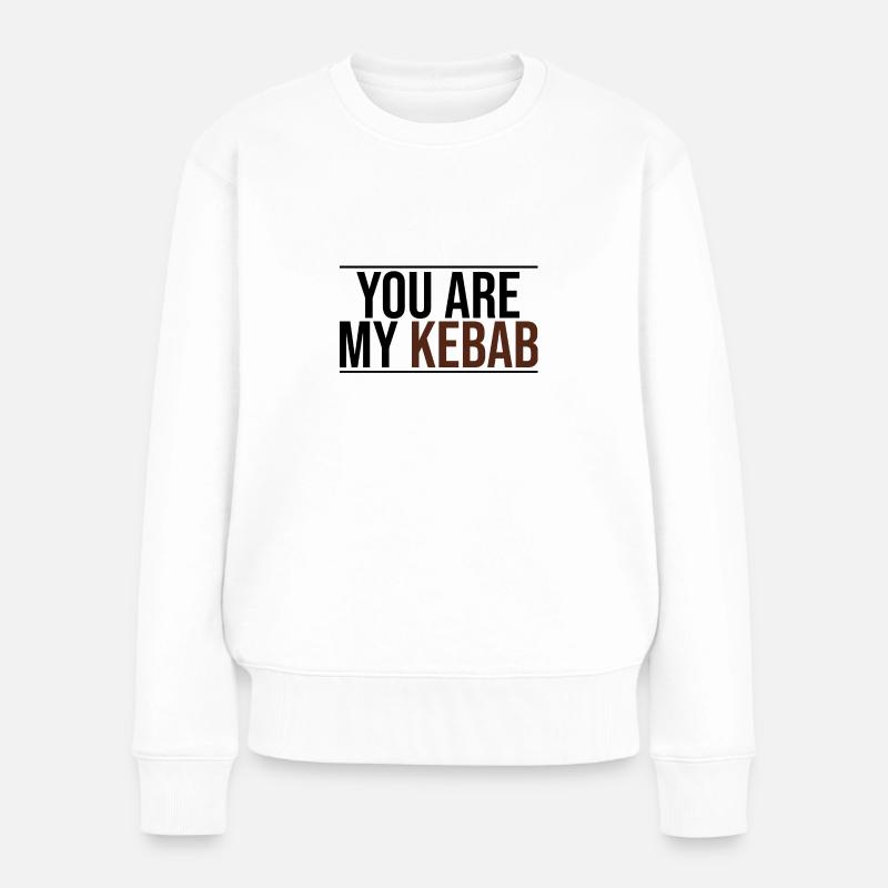 tu es mon kebab - Pull Premium bio Femme - blanc