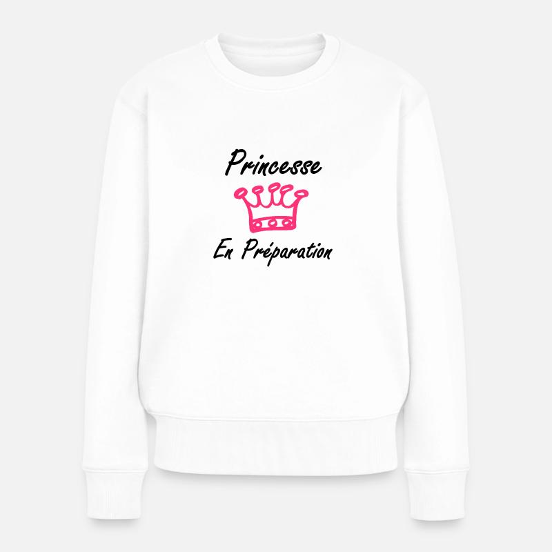 princesse - Pull Premium bio Femme - blanc