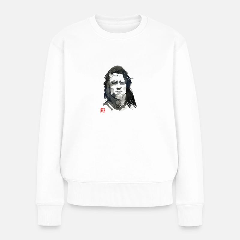 conan - Frauen Premium Bio Pullover - Weiß