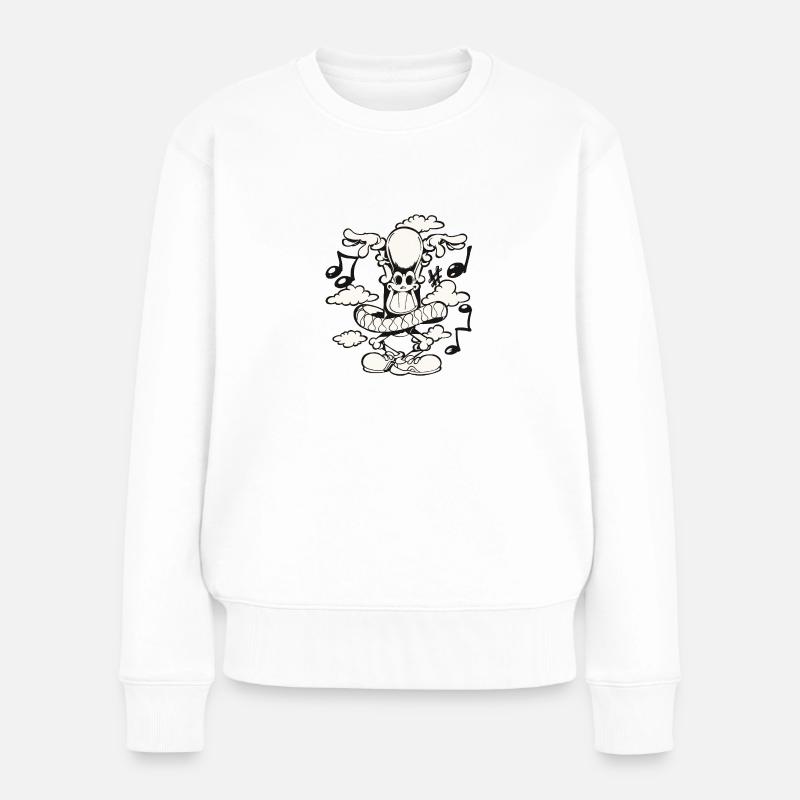 SportySkull - DanseClassique2 - Pull Premium bio Femme - blanc