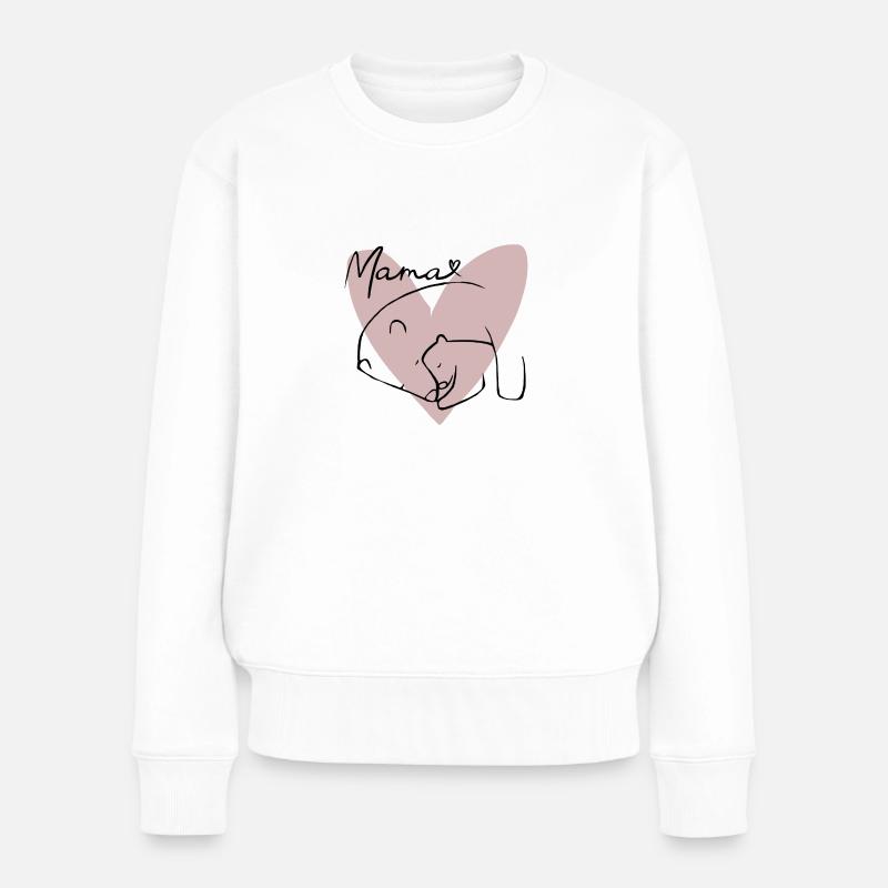 Maman Ours - Pull Premium bio Femme - blanc