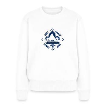 Saint Lunaire Bretagne Breizh France - Women's Premium Organic Jumper - white - Front - Julia (174cm)