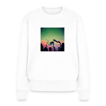 Cannabis dreams - Women's Premium Organic Jumper - white - Front - Julia (174cm)