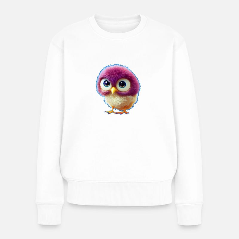Kücken 2 - Frauen Premium Bio Pullover - Weiß
