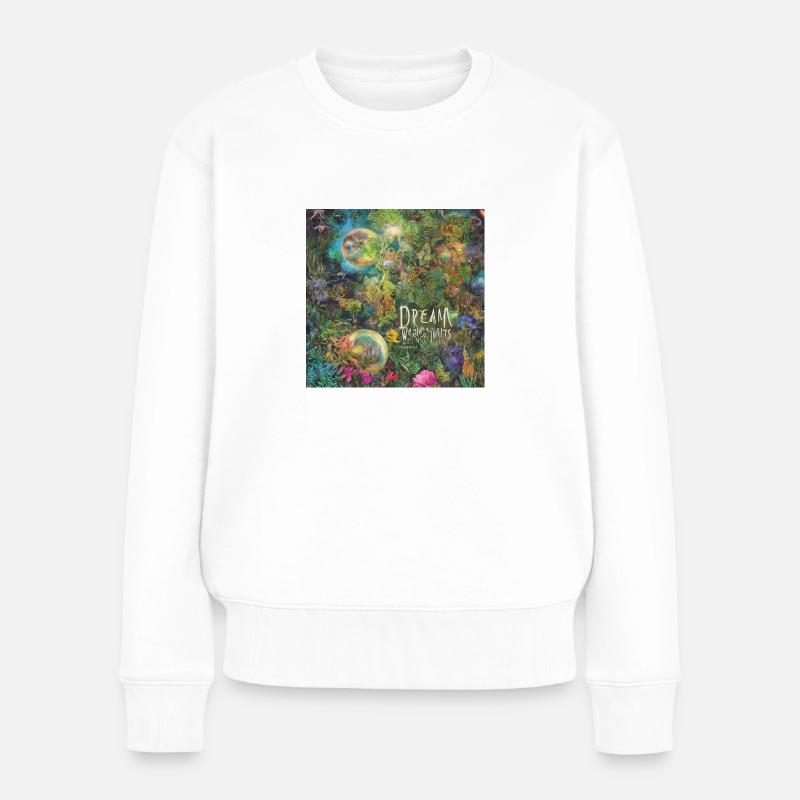 Dreamylife V3 - Frauen Premium Bio Pullover - Weiß
