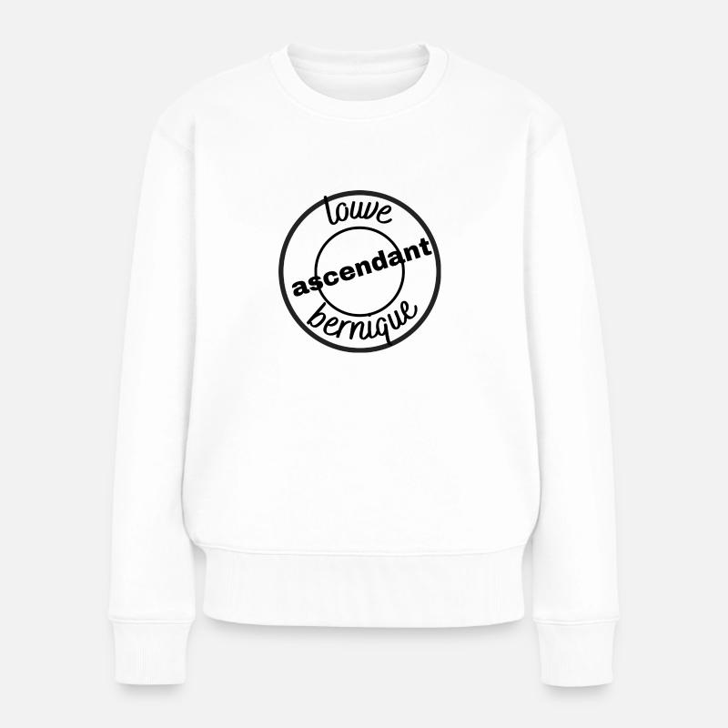 louve ascendant bernique - Pull Premium bio Femme - blanc