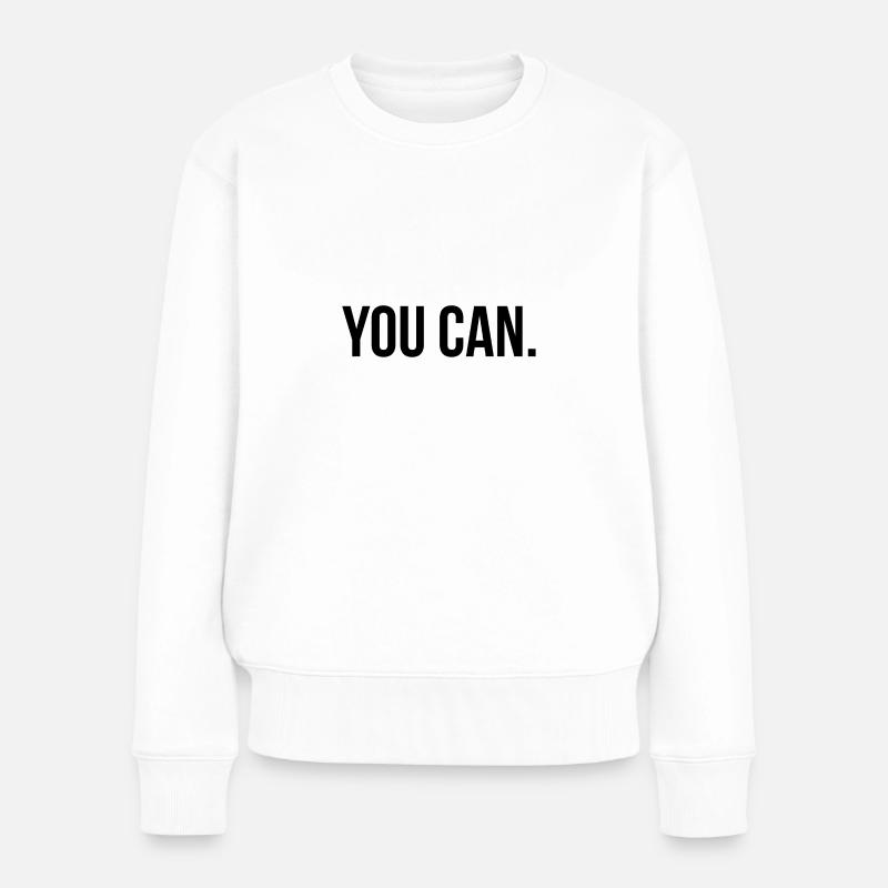 Vous pouvez - Pull Premium bio Femme - blanc