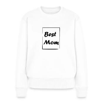 Best Mom - Frauen Premium Bio Pullover - Weiß - Vorne - Julia (174cm)