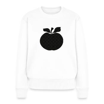 Apple - Women's Premium Organic Jumper - white - Front - Julia (174cm)