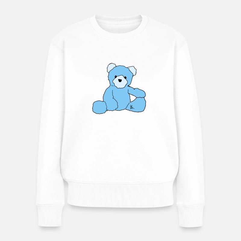 Teddy - Pull Premium bio Femme - blanc