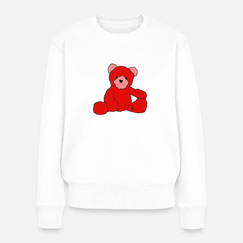 Teddy - Pull Premium bio Femme - blanc