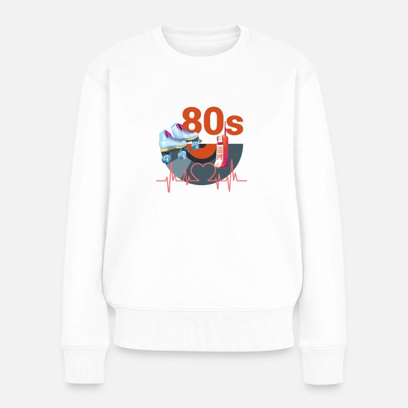 Les années 80 - Pull Premium bio Femme - blanc