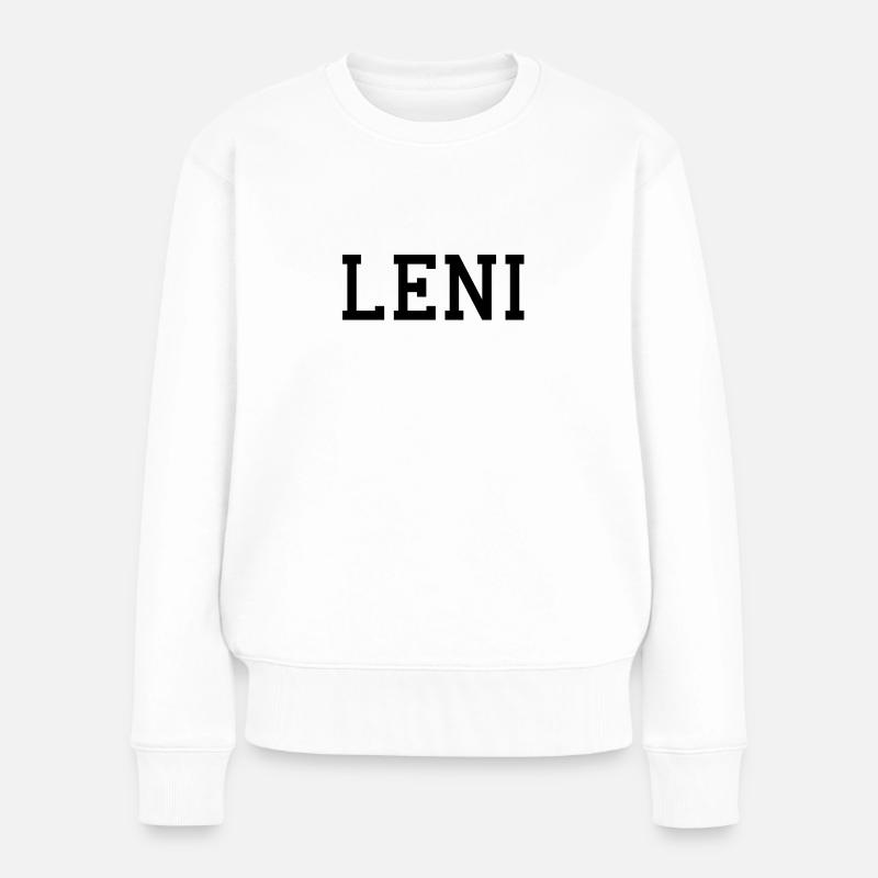 LENI - Women's Premium Organic Jumper - white