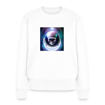 Heroes of Space - Women's Premium Organic Jumper - white - Front - Julia (174cm)