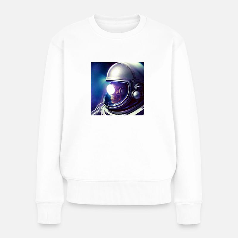 Héros de l’espace - Pull Premium bio Femme - blanc