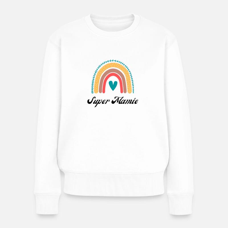 Super mamie - Pull Premium bio Femme - blanc