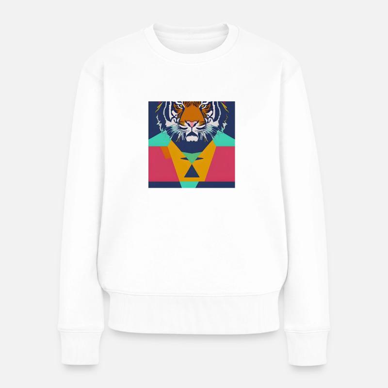 Tigre - Pull Premium bio Femme - blanc