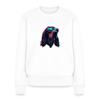 Bloodhound Dogs Bloodhounds - Women's Premium Organic Jumper - white - Front - Julia (174cm)