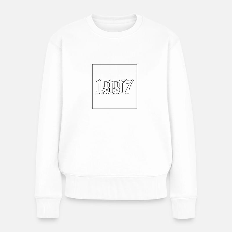 1997 - Frauen Premium Bio Pullover - Weiß