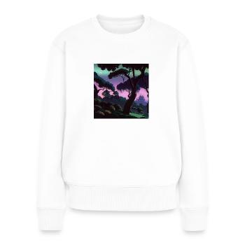 Enchanted nature - Women's Premium Organic Jumper - white - Front - Julia (174cm)