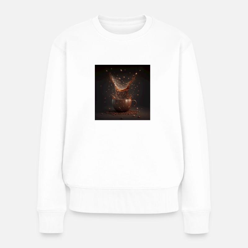 J’ai besoin de café! - Pull Premium bio Femme - blanc