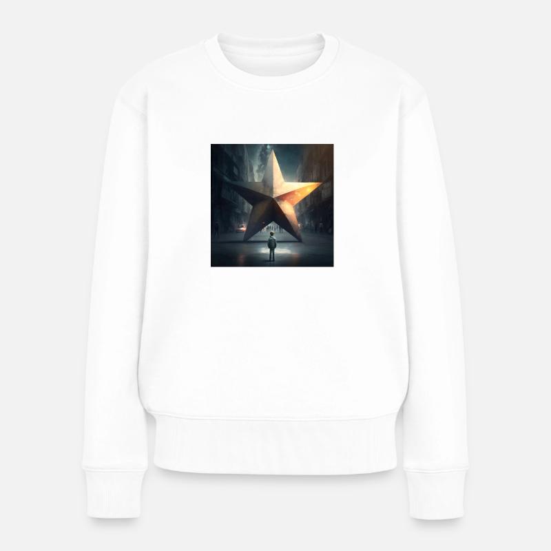 Big Star - Frauen Premium Bio Pullover - Weiß