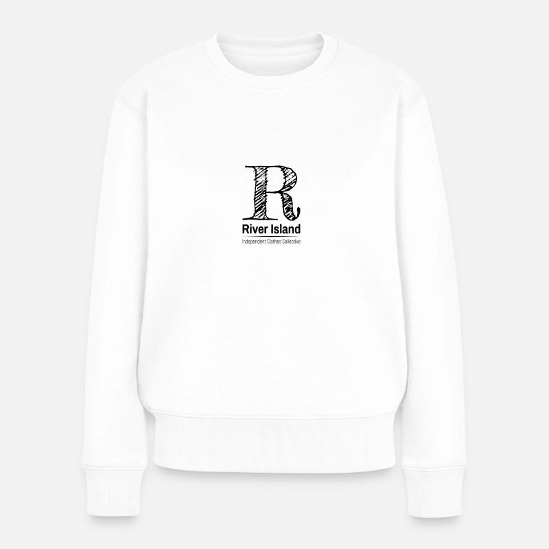 River Island - Frauen Premium Bio Pullover - Weiß