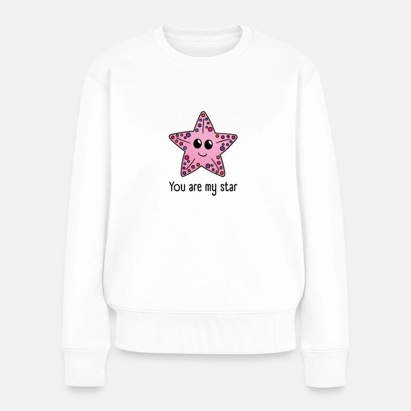 Seestern You are my star - Frauen Premium Bio Pullover - Weiß