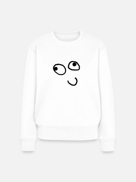 Markus - Frauen Premium Bio Pullover - Weiß