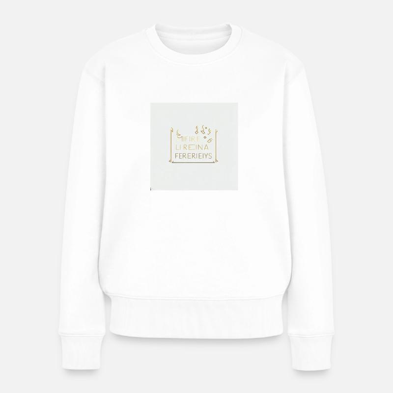 Lien clair - Pull Premium bio Femme - blanc