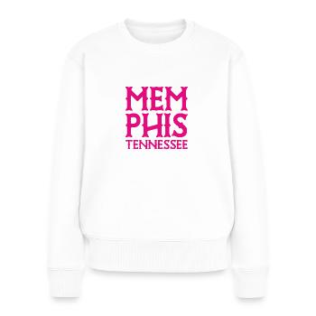 Memphis - Tennessee - États-Unis d’Amérique États-Unis - Pull Premium bio Femme - blanc - Devant - Julia (174cm)