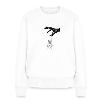 Elternschaft - Frauen Premium Bio Pullover - Weiß - Vorne - Julia (174cm)