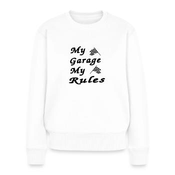 Garage - Women's Premium Organic Jumper - white - Front - Julia (174cm)