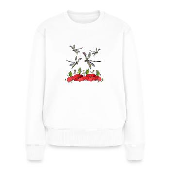 Wichtig - Frauen Premium Bio Pullover - Weiß - Vorne - Julia (174cm)