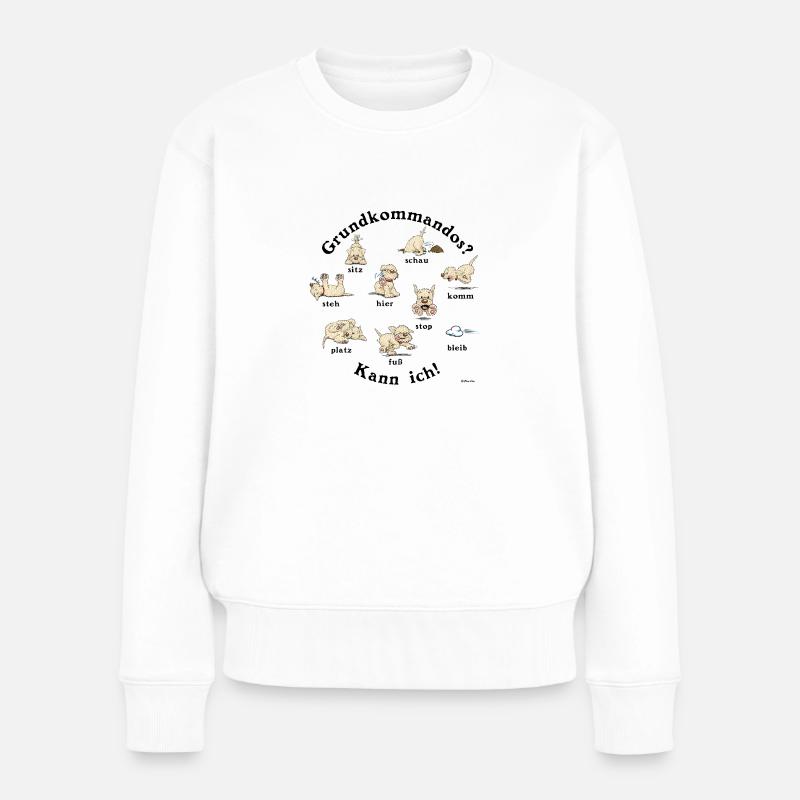 Kommandos4 - Frauen Premium Bio Pullover - Weiß